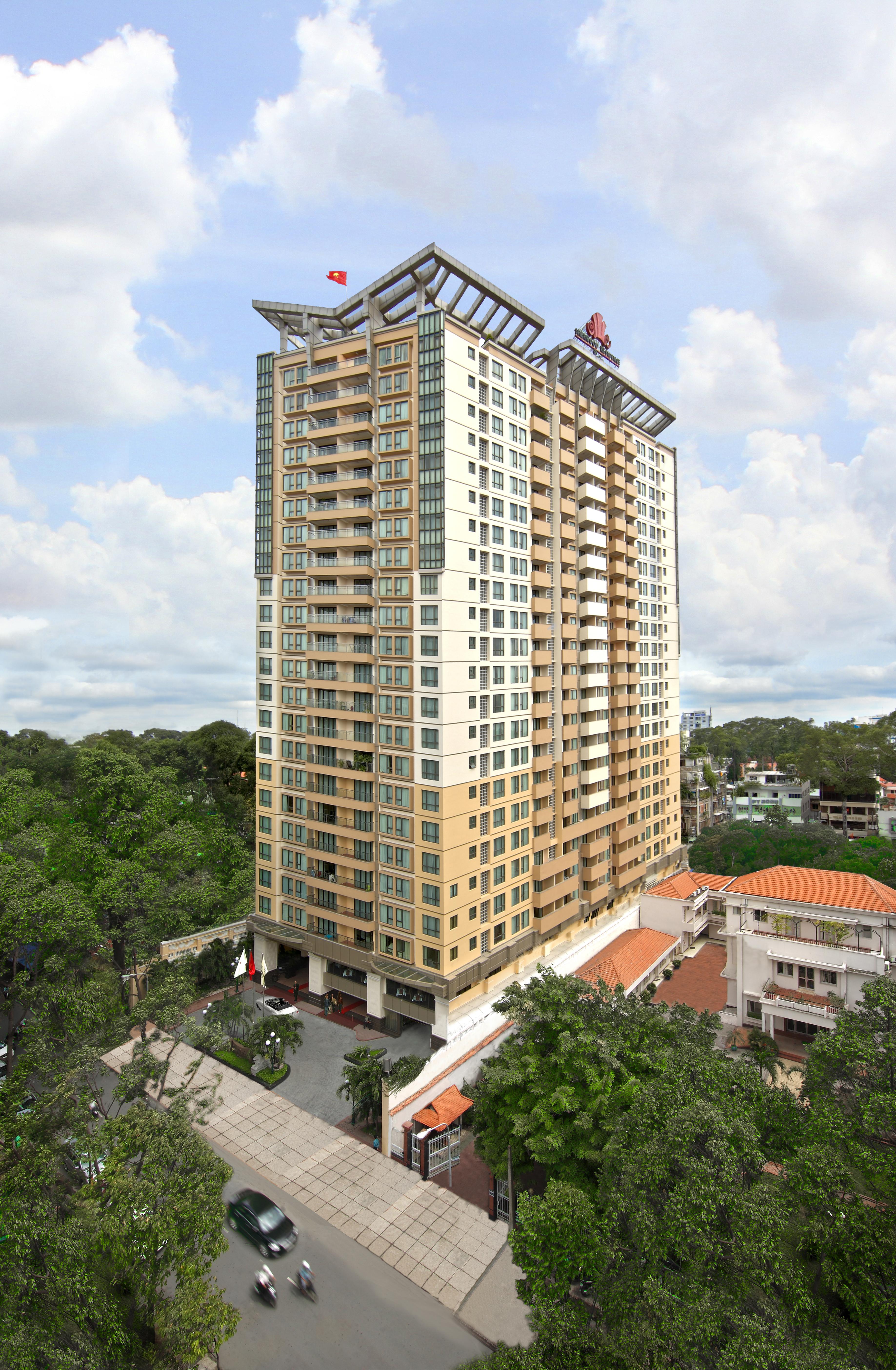 舍伍德公寓式酒店 胡志明市 外观 照片 The building of the Embassy of the Philippines in Ho Chi Minh City