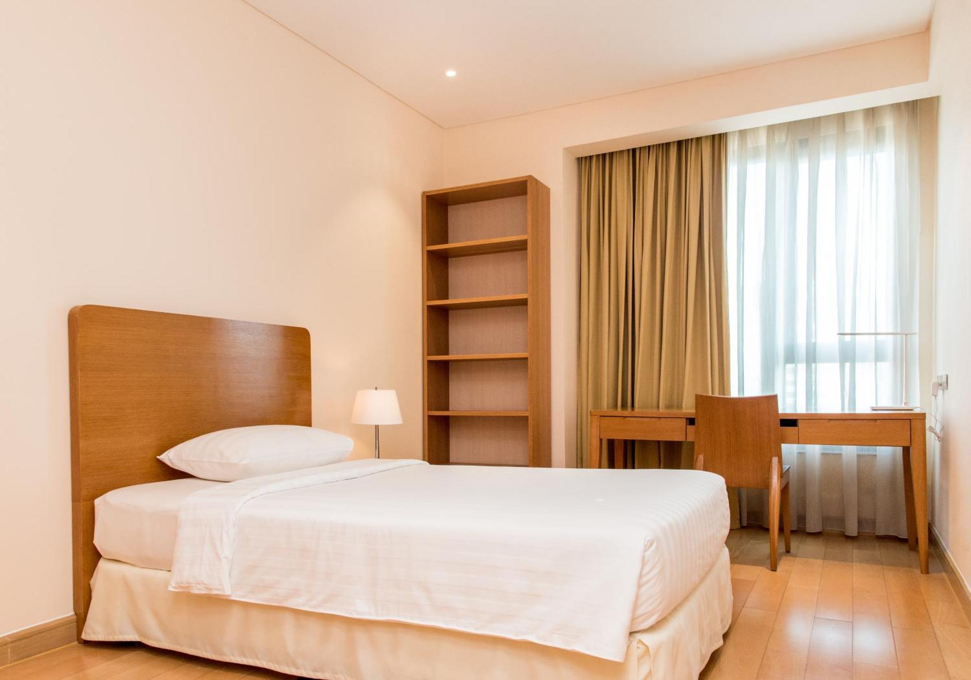 舍伍德公寓式酒店 胡志明市 外观 照片 A single room at the residence halls